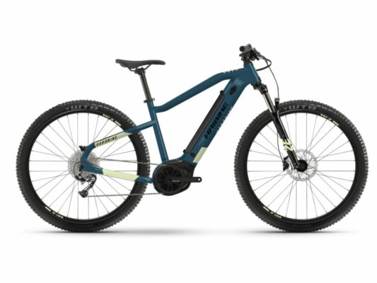 e-bike Haibike HardNine 5 500Wh BPP blue / canary XL