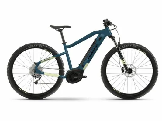e-bike Haibike HardNine 5 500Wh BPP blue / canary XL