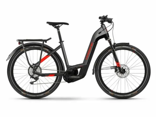 e-bike Haibike Trekking 9 Lowstep i625Wh BCXI anthracite/red M