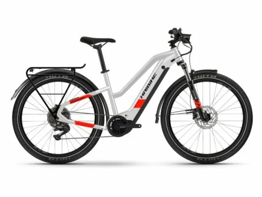 e-bike Haibike Trekking 7 Low i630Wh YSTM cool grey/red mate XL