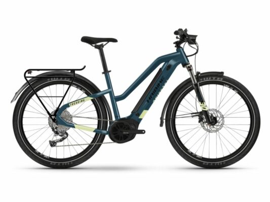 e-bike Haibike Trekking 5 Low i500Wh BPI blue/canary XL