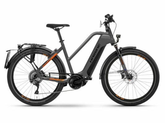 e-bike Haibike Trekking S 10 Lowstandover Trapez i625Wh 2023 titan/lava mate L