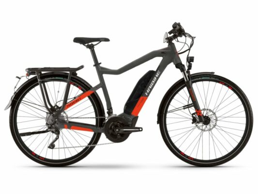 e-bike Haibike Trekking S 9 Unisex 500Wh YWC anthracite/red L