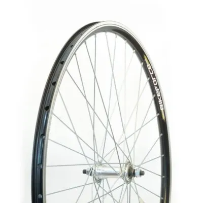 Roata fata 28x1.75, janta D-V brake,36H, butuc aluminiu,ax cu piulite