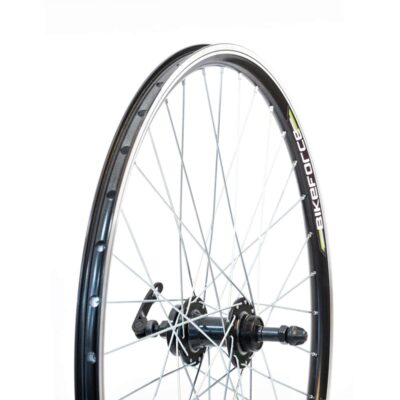 Roata spate 28x1.75, janta D-V brake,36H, butuc aluminiu filet QR Disc