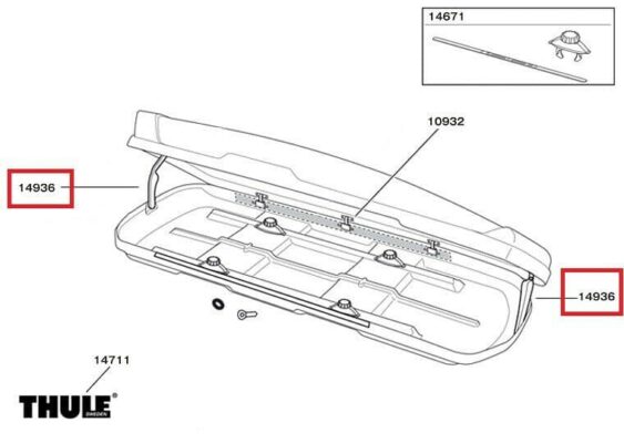 Thule Lid Lifter ML 100 Strong