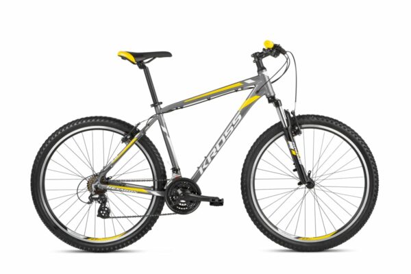 Kross Hexagon 2.0 M 26 S graphite-silver-yellow glossy 2021