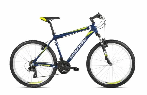 Kross Hexagon ZZ 26 XS navy blue-white-lime mate 2021