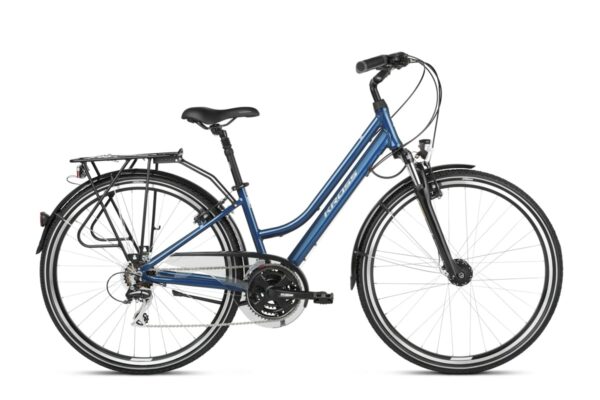 Kross Trans 3.0 28 DL blue-grey glossy