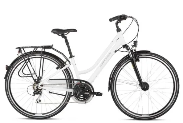 Kross Trans 3.0 28 DM alb gri glossy