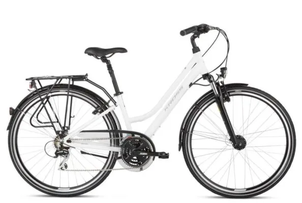 Kross Trans 3.0 28 DS alb gri glossy