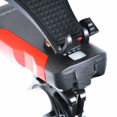 Lampa fata cu suport telefon si horn BikeForce 550 LUM, 4000mAh - imagine 2
