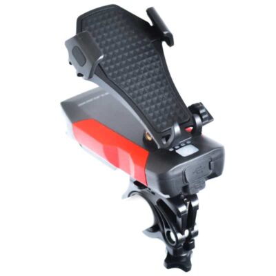 Lampa fata cu suport telefon si horn BikeForce 550 LUM, 4000mAh - imagine 3