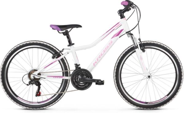 Kross Lea JR 1.0 24 alb pink violet glossy SR 2022