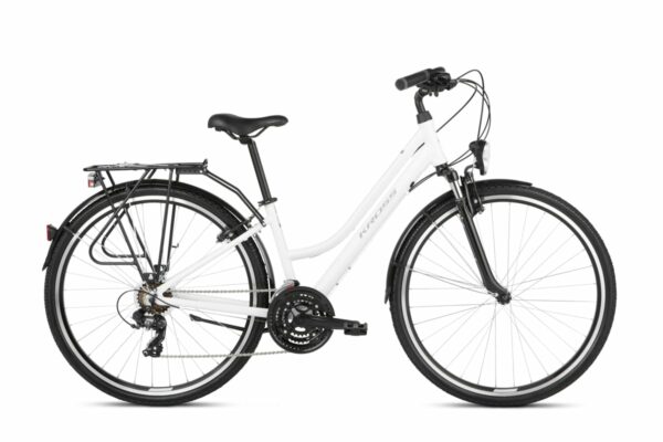 Kross Trans 1.0 28 DM white-grey glossy SR