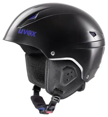 Casca schi UVEX eco black mat blue 58-62 cm