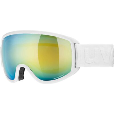 Ochelari schi UVEX topic FM sph white mat-mirror orange-blue S2