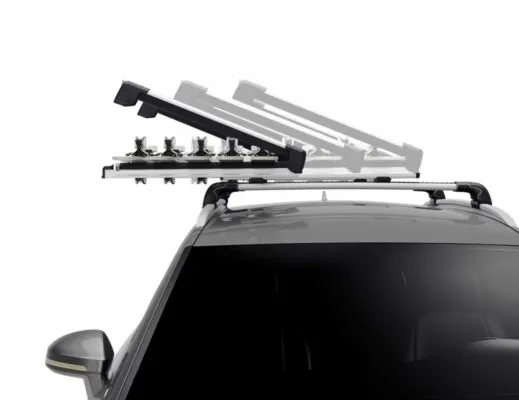 Thule Snowpack Extender 5 perechi aluminiu - imagine 2