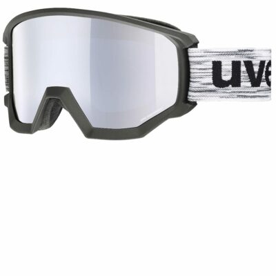 Ochelari schi Uvex athletic FM black mat-mirror silver-blue S2