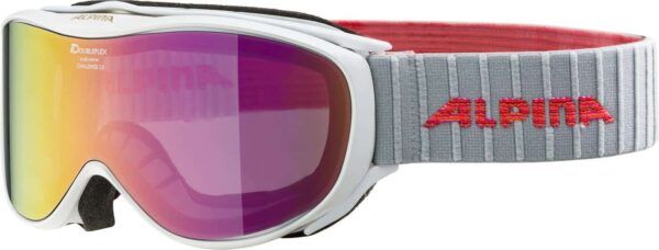 Ochelari schi Alpina CHALLENGE 2.0 white-flamingo M pink