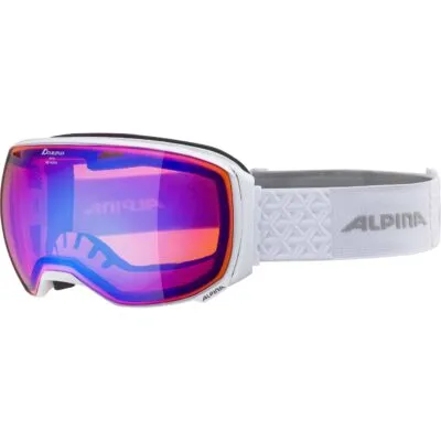 Ochelari schi Alpina BIG HORN white HM blue sph.
