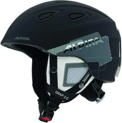 Casca schi Alpina GRAP 2.0 black-grey mat 57-61
