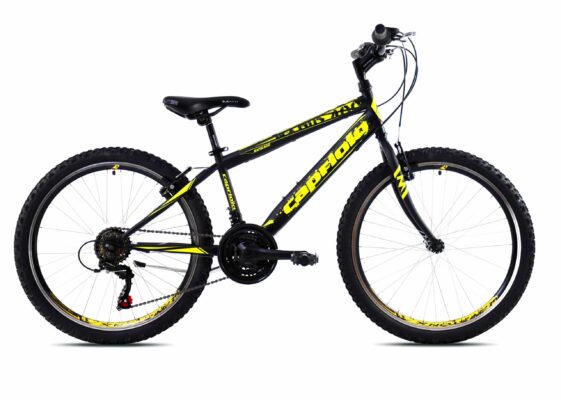 Bicicleta Capriolo 24 Rapid black yellow
