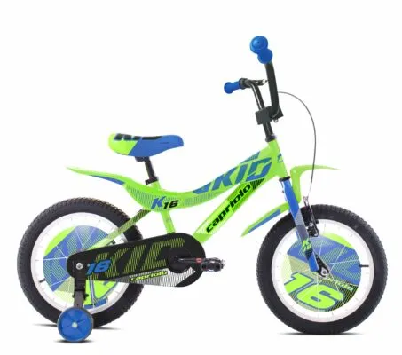 Bicicleta Capriolo Kid green-light blue 16