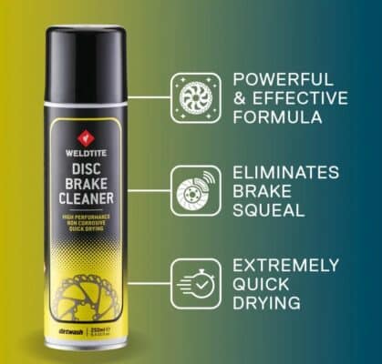 Spray curatare rotor disc Weldtite 250ml - imagine 2
