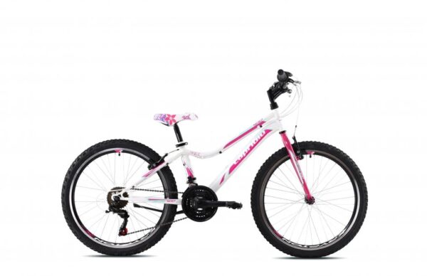 Bicicleta Capriolo 24 Diavolo DX white-pink 13