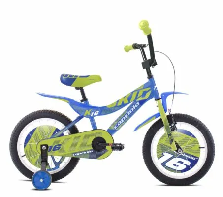 Bicicleta Capriolo Kid blue lime 16