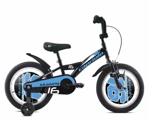 Bicicleta Capriolo Mustang black blue 16