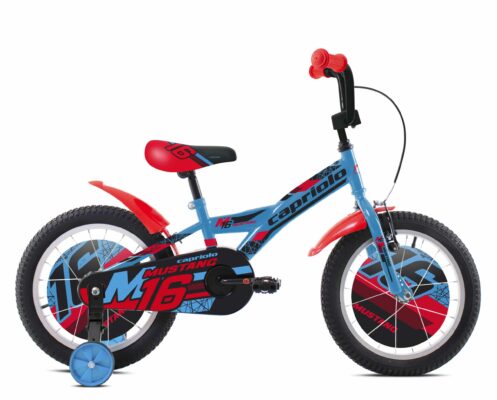 Bicicleta Capriolo Mustang blue black red 16