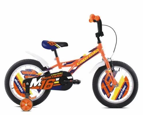 Bicicleta Capriolo Mustang orange yellow black 16