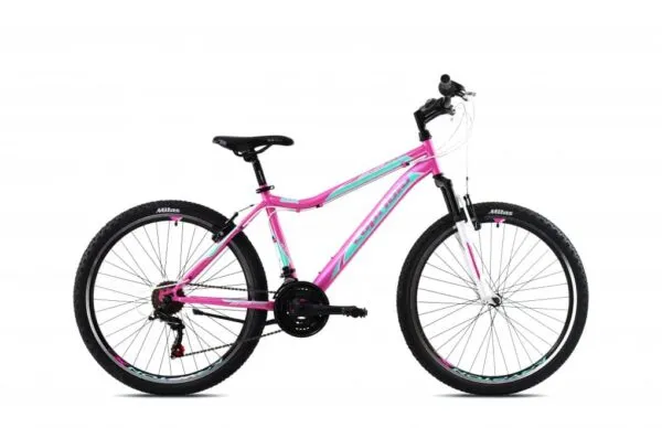 Bicicleta Capriolo 26 Diavolo DX FS pink-turcoaz 15