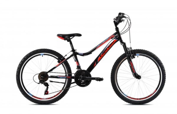 Bicicleta Capriolo 24 Diavolo DX FS black red 13