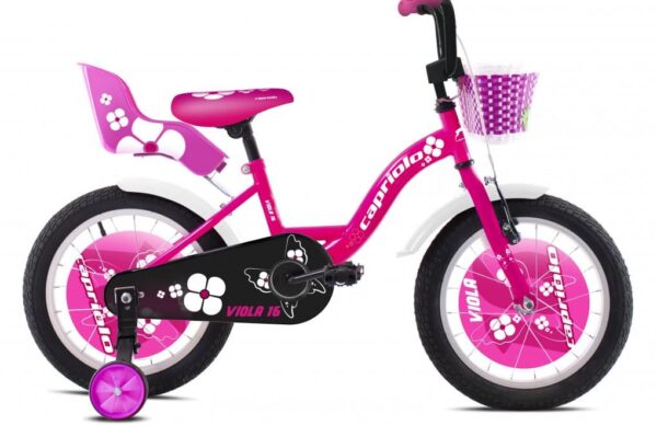 Bicicleta Capriolo Viola pink-white-glossy 16