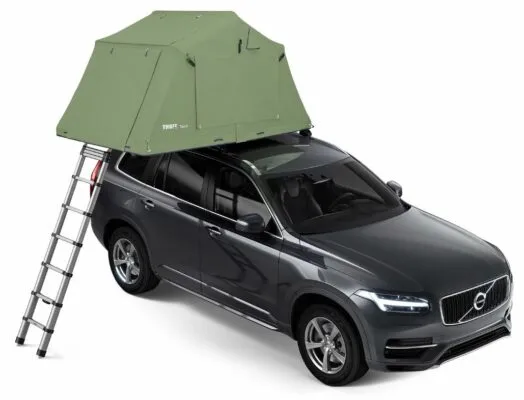 Cort Thule Tepui Kukenam 3 persoane cu prindere pe acoperis verde (Olive Green) - imagine 4