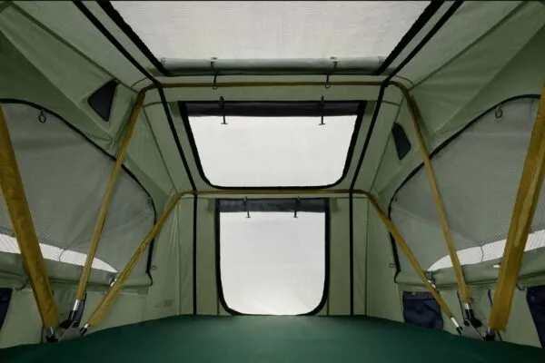 Cort Thule Tepui Kukenam 3 persoane cu prindere pe acoperis verde (Olive Green) - imagine 5