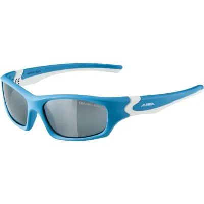 Ochelari FLEXXY TEEN cyan-white black mirror Cat. 3