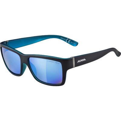 Ochelari KACEY black mat-blue blue mirror Cat. 3
