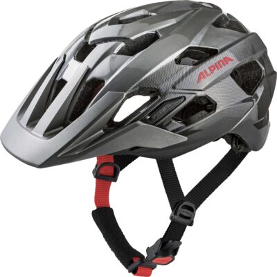 Casca Alpina ANZANA dark-silver-black-rd gloss 52-57