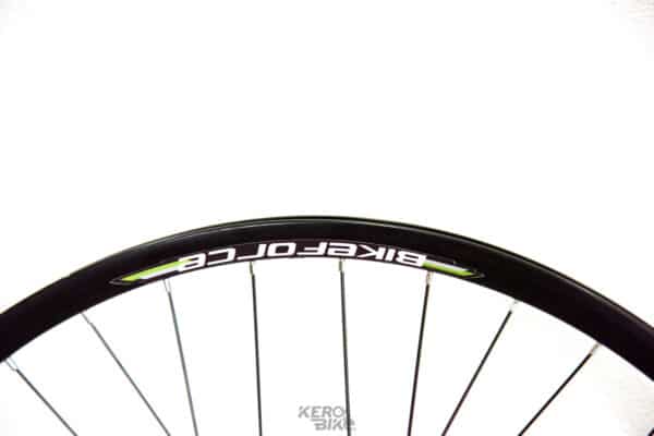 Roata fata 27.5x1.75 janta D-Disc  36H butuc aluminiu, ax cu piulita - imagine 3