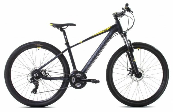 Bicicleta Capriolo Exid 27.5 AL black-yellow-mat 16