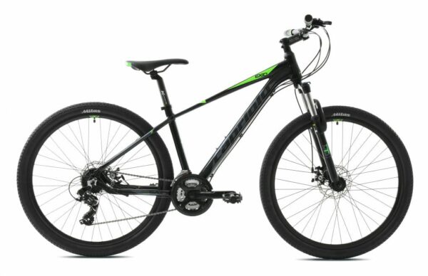 Bicicleta Capriolo Exid 27.5 AL black-green-glossy 16