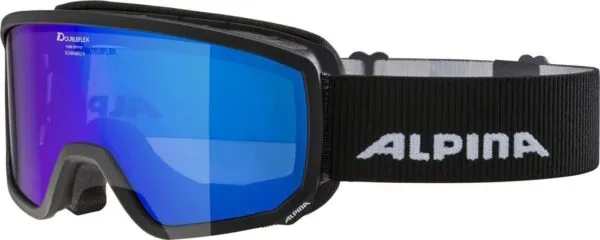 Ochelari schi Alpina SCARABEO S QLite black QLITE blue S2
