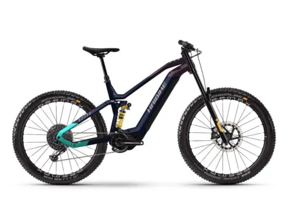 e-bike Haibike NDURO 8 Freeride i720Wh 12-G GX Eagle 2023 S glossy navy pink aqua titan