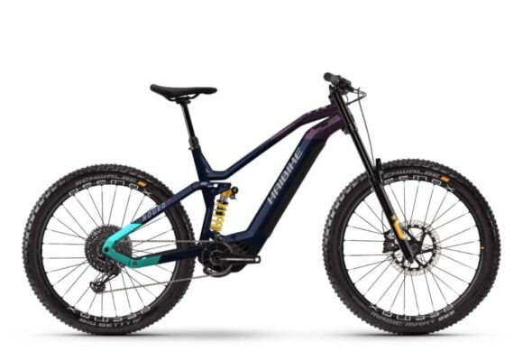 e-bike Haibike NDURO 8 Freeride i720Wh 12-G GX Eagle 2023 M glossy navy pink aqua titan