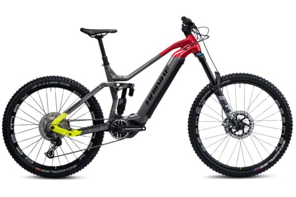 e-bike Haibike NDURO 7 i720Wh 12-G SLX 2023 S glossy grey red lime black