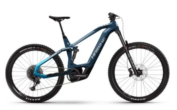 e-bike Haibike AllMtn CF 9 i750 12-G NX Eagle XL gloss fade blue white